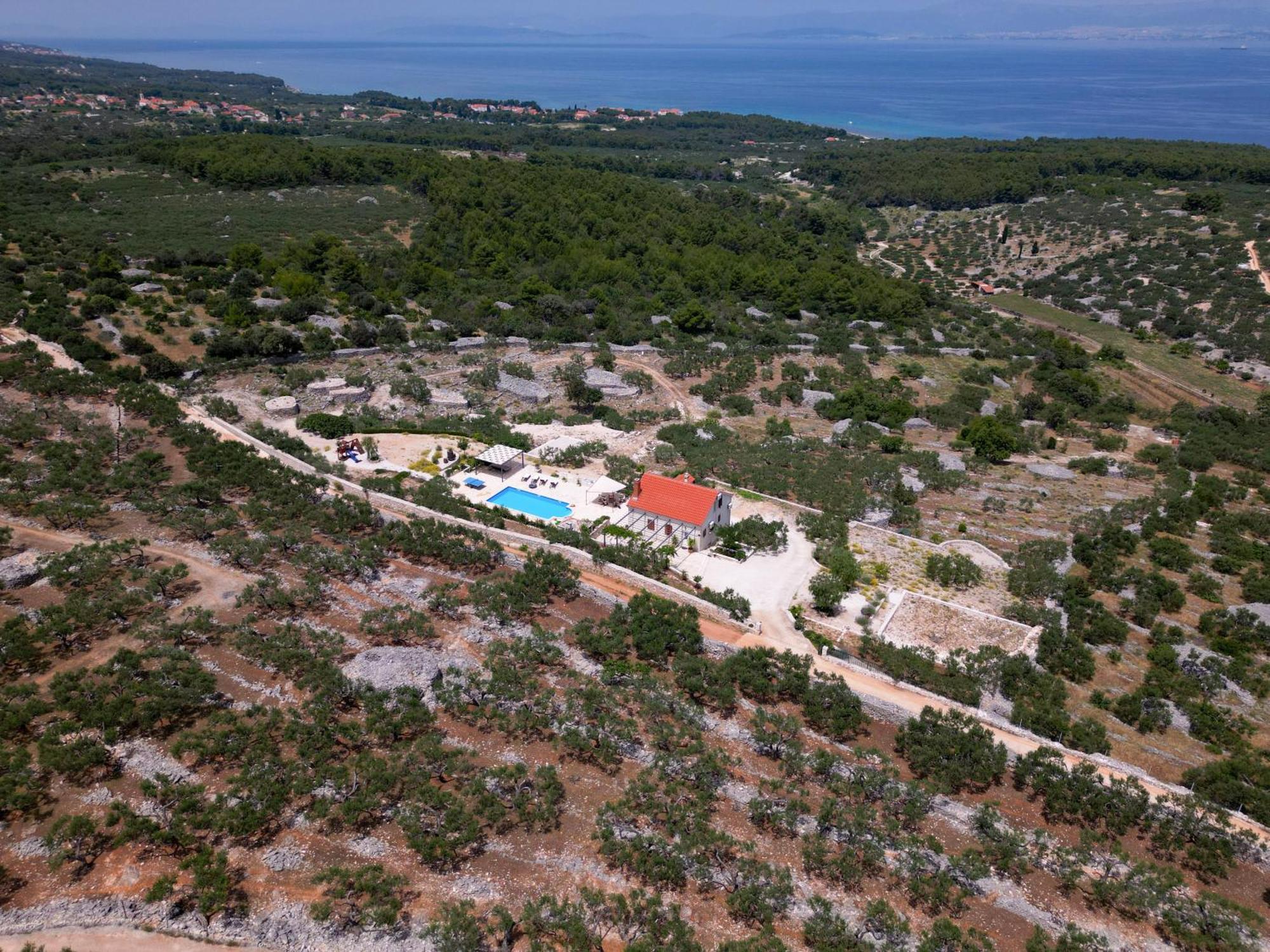 Villa Fani Supetar Bagian luar foto